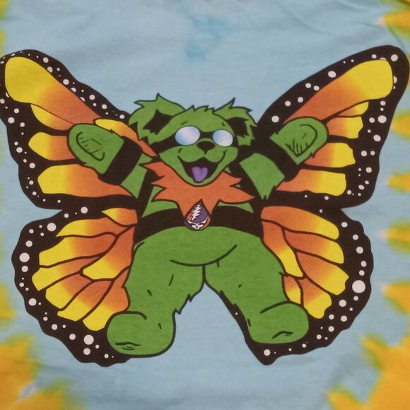 Grateful Dead Butterfly Bears 2X-Large Tie Dye T-Shirt - Picture 4 of 4